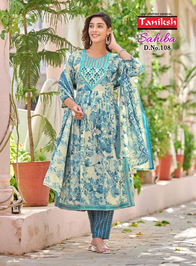 Sahiba By Taniksh Nayra Cut Readymade Salwar Suits Catalog
